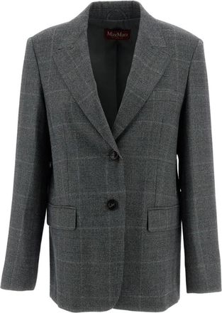 Max Mara Blazers - Dames - Blazers - Grijs - XS - Wol - Jassen
