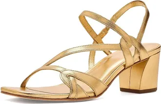 Bernardo Gyoda Womens Sandals Gold : 6.5 M, Leather