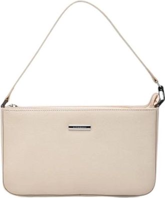 Burberry Pre-owned Vintage Schoudertas - Dames - Vintage Schoudertas - Beige - ONE Size - Leer - Vintage