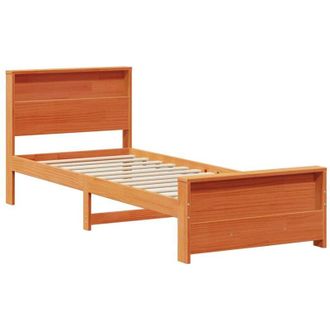 vidaXL Estructura De Cama Marr&oacute;n Cera 80 X 200 Cm Madera De Ingenier&iacute;a Vidaxl