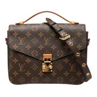 Louis Vuitton Pre-owned Pochette Metis - Dames - Pre-owned - Bruin - Maat: ONE Size