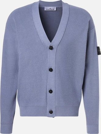 Stone Island Mens S00D8 Knitted Cardigan Blue - Navy - Size: 40