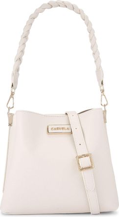 Carvela Womens Alessia Plait Midi Bag - White - One Size