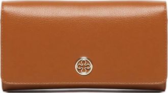 V° 73 logo-plaque wallet - women - Polyurethane - One Size - Brown