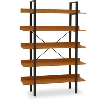 Premier Housewares Laxton 5 Tier Red Pomelo Shelf Unit
