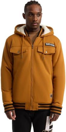 Ecko Mens Reknown faux shearling Varsity Jacket in Tims at Nordstrom, Size Xxx-Large