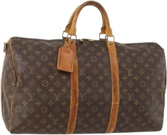 Louis Vuitton Pre-owned Weekend Bags, female, Brown, Size: ONE SIZE Pre-owned Boston Bag