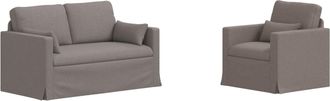 vidaXL Set Di Divani 2 Pz Talpa Tessuto Vidaxl