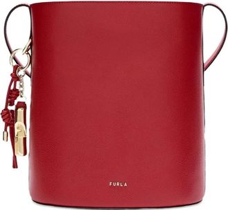 Furla Cross Body Bags, female, Red, Size: ONE SIZE Roxie Shoulder Bag