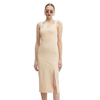 Patrizia Pepe Mujer, Vestidos, Beige, Talla: S