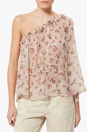 Isabel Marant Loeva Top In Beige