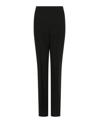 Ferragamo Womens High-Waisted Trousers In Black