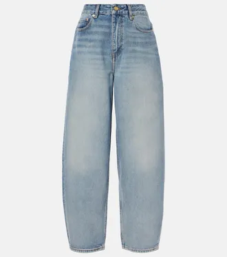 値下げ！GANNI デニムブルゾン GANNI】デニムジャケット Heavy Denim Cropped Trucker Jacket