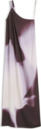 BOSS One-shoulder dress with floral print