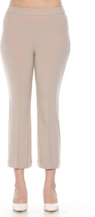 Joseph Ribkoff Pull On Classic Cropped Flare Trouser In Dune