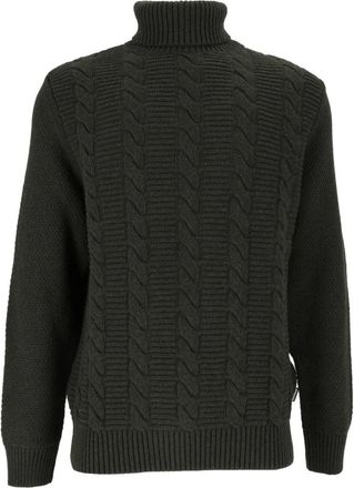Barbour Jersey Cuello Alto Staplecross - Knitwear - Hombre - Verde - XL