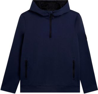 Freddy Felpa uomo a mezza zip con cappuccio