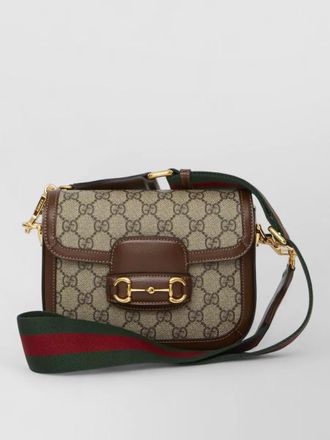 Gucci horsebit 1955 mini canvas crossbody bag