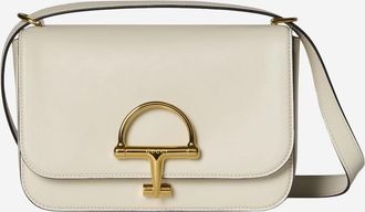 Gucci Womens Siena Small Shoulder Bag White Calfskin