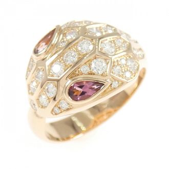Bulgari Serpenti Pink Gold (18K) Band Ring (Pre-Owned)