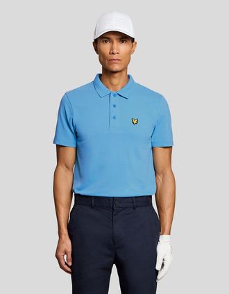 Lyle & Scott Lyle And Scott Mens Technical Polo Shirt - Blue - Size: 36