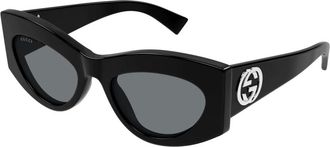 Gucci Zonnebril - Dames - Accessoires - Zwart - Maat: 53 MM