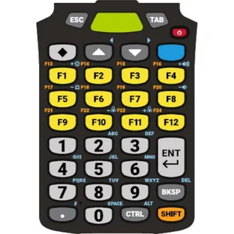 Zebra Teclado Num&eacute;rico Zebra De 34 Teclas Para Mc9300, Mc9400 Y Mc9450 (negro, Gris Y Amarillo)