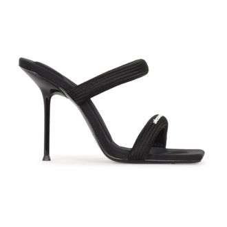 Alexander Wang Schoenen, Dames, Zwart, 40 EU, Leer, Julie Tubular Webbing Sandal
