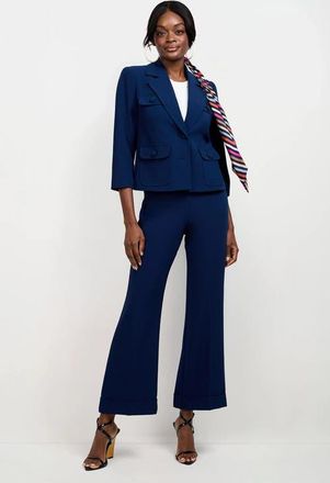 Trina Turk Bicocca Patch Pocket Jacket in Ink at Nordstrom, Size X-Large