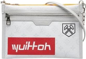 Louis Vuitton Pre-owned Cross Body Bags, female, Gray, Size: ONE SIZE Pre-owned Crossbody Bag