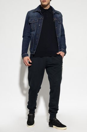 Dolce & Gabbana Denim Jacket, Mens, Navy Blue