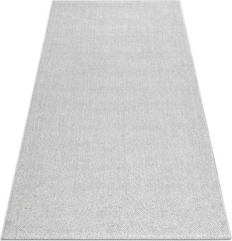 RugsX Alfombra Casablanca Loom Plata, Lazo, Suave Interior Y Exterior Grey 350x400 Cm