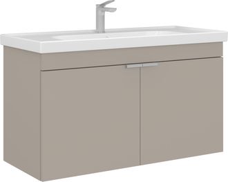 Habitat et Jardin Mobile Lavabo desna 100 - 100 X 45 X 58 Cm - Sabbia