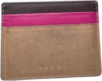 Marni Pre-owned Vintage Card Holder - Dames - Vintage Accessoires - Veelkleurig - ONE Size - Leer - Vintage