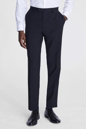 Moss Tailored Fit Black Performance Trousers