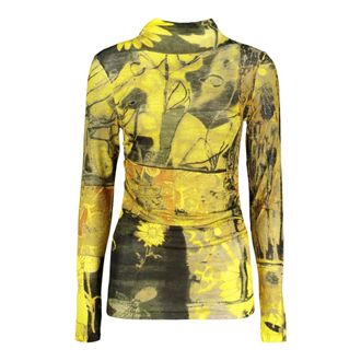 Desigual Whismy Jersey - Tops - Mujer - Amarillo - XL