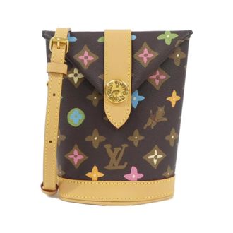 Louis Vuitton Brown Chocolate Multi-Color Coated Canvas Pouch (Pre-Owned)
