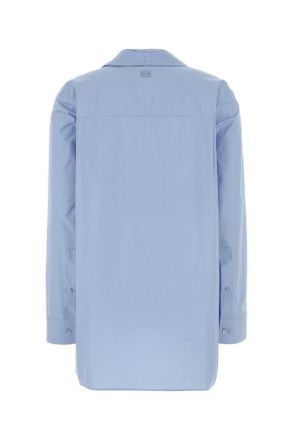 Loewe S359y05xgb Skyblue Exterior: Cotton Camicie Shirt