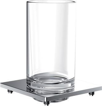 Emco Portavasos De Emco Liaison Para Barandilla, Cristal Transparente