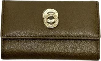 Bulgari Pre-owned Keycase - Dames - Vintage Accessoires - Bruin - ONE Size - Leer - Vintage