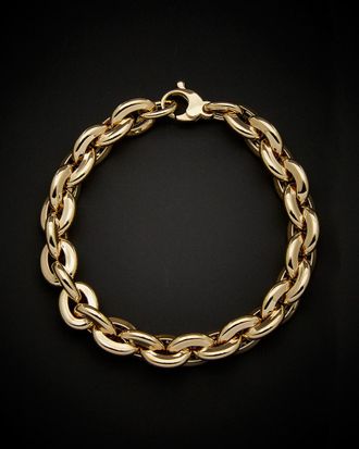 Italian Gold, Inc 14K Italian Gold Fancy Oval Rolo Bracelet