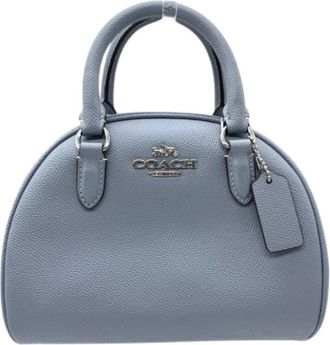 Coach Pre-owned Handbag - Dames - Vintage Handtas - Blauw - ONE Size - Leer - Vintage