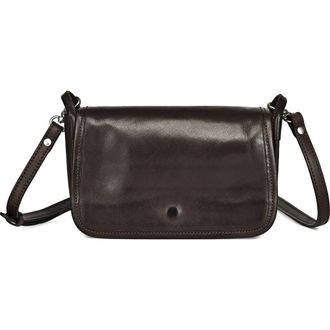 OLD TREND Pansy Genuine Leather Slim Everyday Mini Crossbody in Taupe at Nordstrom
