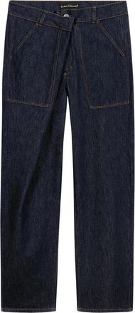 Luisa Cerano Authentic Wideleg Denim - Dames - Regular Fit Jeans - Blauw - M - Denim - Jeans