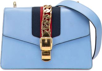 Gucci Pre-owned Gucci Small Leather Sylvie Web Satchel Ladies 421882 493075