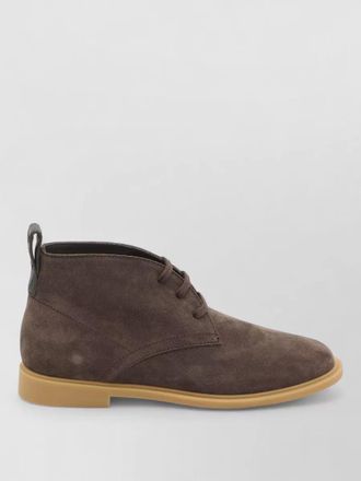 Bottega Veneta astaire lace up suede ankle boots