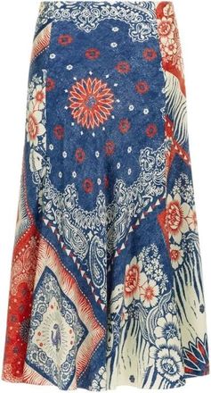 Roberto Cavalli Donna, Gonne, Multicolore, XL, new