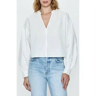 Pistola Denim Lou Shirt In Le Blanc