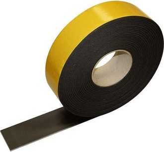 OEM Cinta De Sellado De Espuma Para Puertas Y Ventanas, Cinta De Junta, Cinta De Compresi&oacute;n Negra De 50 Mm (ancho) X 3 Mm (profundidad) X 10 M (largo) Neg