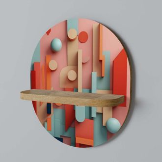 OEM Estante Ovalado Colorburst Construct